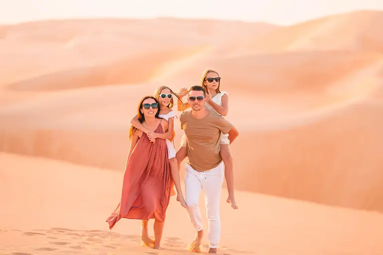 Desert Safari Dubai - Tour with family